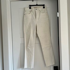 Madewell white jeans size 25